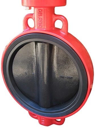 Затвор межфланцевый Xurox 202WE DN600 PN16, GGG40 / GGG50 / EPDM, ISO-фланец, с голым штоком