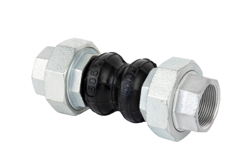 Компенсатор антивибрационный РАШВОРК 505-040-16, DN040, PN16, корпус - EPDM+Nylon, резьбовое соединение - ковкий чугун, ВР/ВР