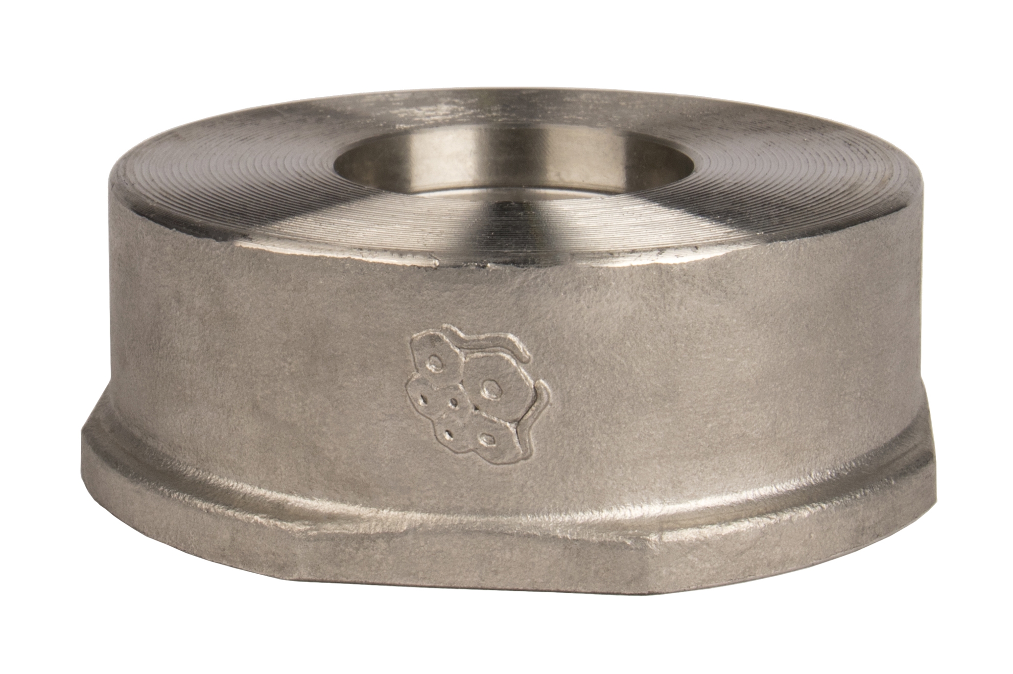 Клапан обратный тарельчатый РАШВОРК 404-200-40, DN200 PN40, корпус - CF8M, диск - CF8M, уплотнение - CF8M, М/Ф