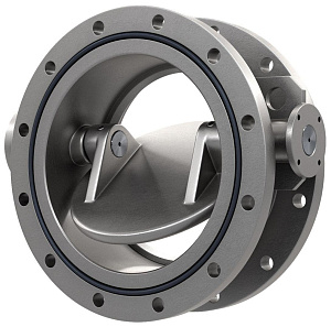Клапан обратный одностворчатый VALSTOK VRT-221-02-0250-PN10-M, DN0250 PN10, корпус - CF8M, диск - CF8M, уплотнение - Metal, Ф/Ф