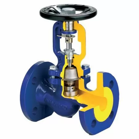 Вентиль запорный Zetkama 234A чугунный фланцевый PN16 DN80 zBEL